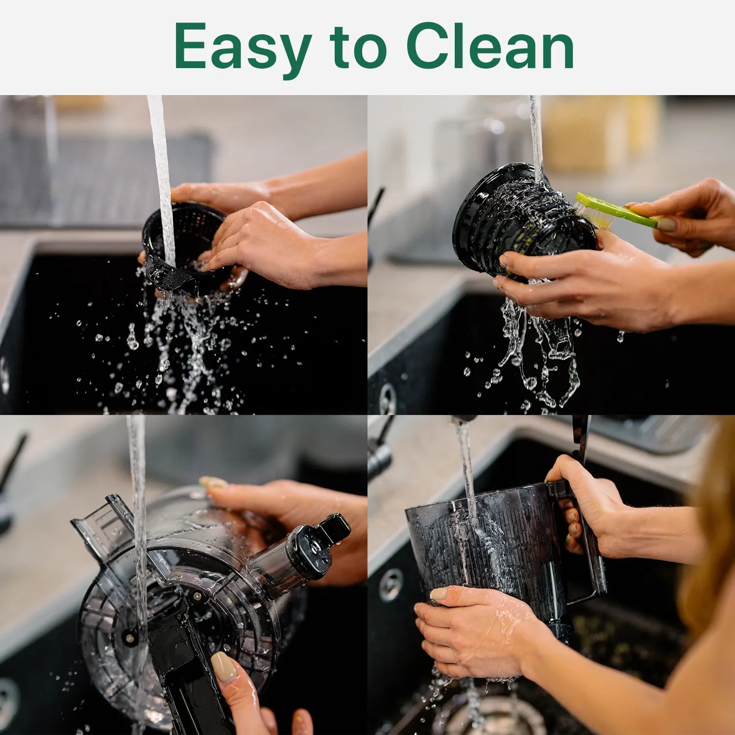 Canoly C16 easy clean cold press juicer with simple disassembly design