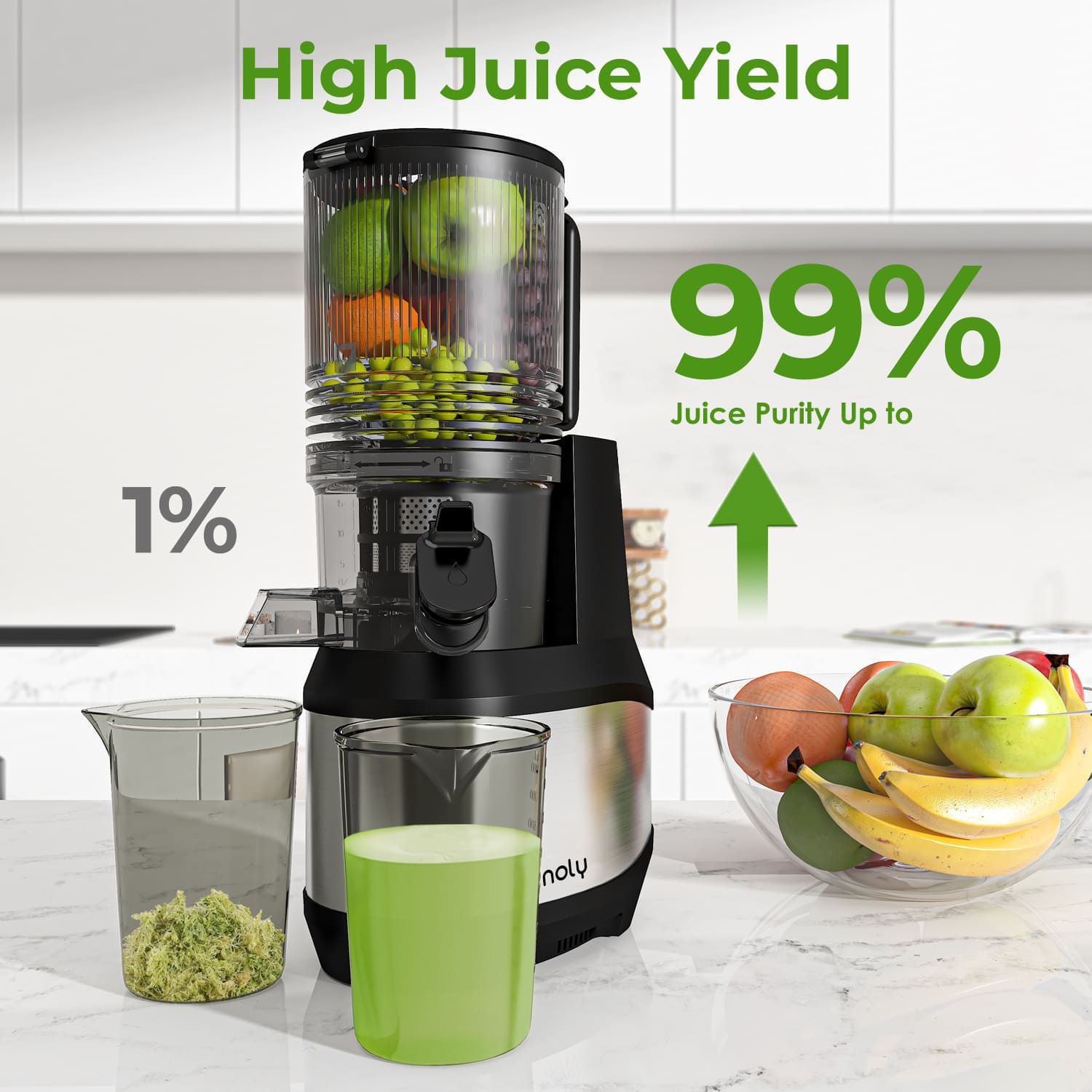 JE - 24 Hands - Free Slow Juicer - Canoly - Juicer