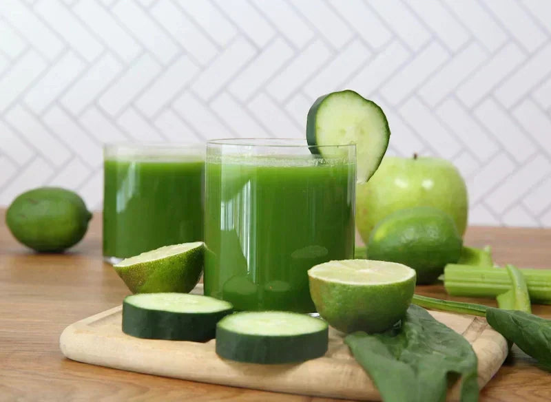 green juice recipe made with cold press juicer