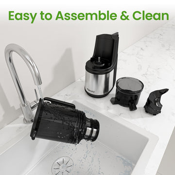 JE37B-cold-press-juicer-easy-to-clean-and-assemble