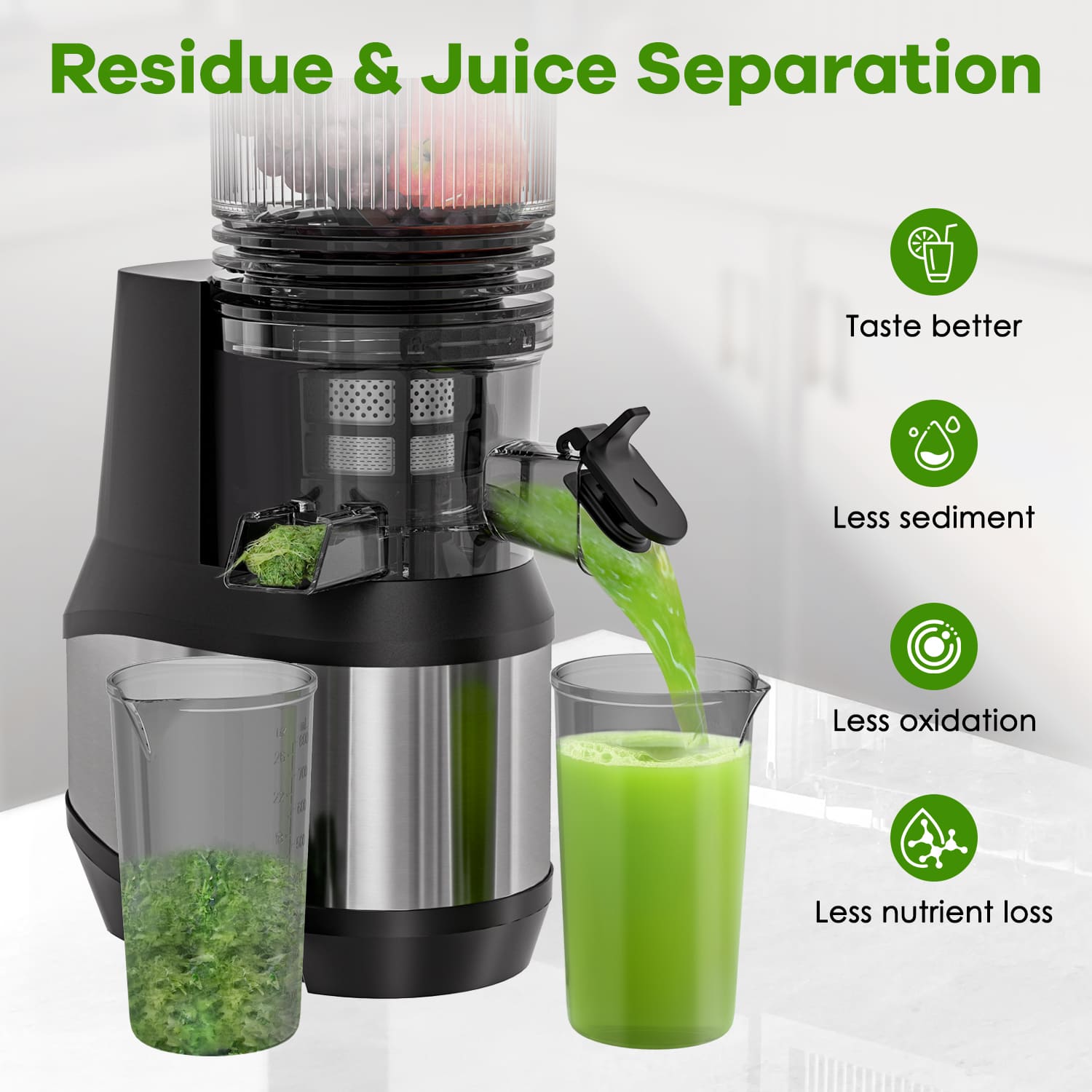 U - JE - 24 Hands - Free Slow Juicer - Canoly - Juicer